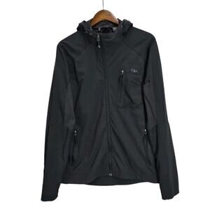 Outdoor Research Ferrosi Hooded Jacket Men's Medium Black Lightweight Softshell